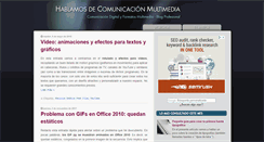Desktop Screenshot of comunicacion-multimedia.info