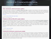 Tablet Screenshot of comunicacion-multimedia.info